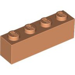 LEGO part 3010 Brick 1 x 4 in Nougat