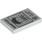 Tile 2 x 3 with Wanted Poster, '604-14' print