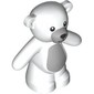 Animal, Bear / Teddy, Arms Down with Light Bluish Grey Snout, Chest print