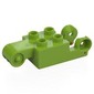 Duplo Brick 2 x 4 with 4 Studs and Hinge Male and Female