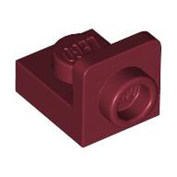 LEGO part 36840 Bracket 1 x 1 - 1 x 1 Inverted in Dark Red