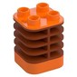 Duplo Brick 2 x 2 x 2 Orange with Flex Spring
