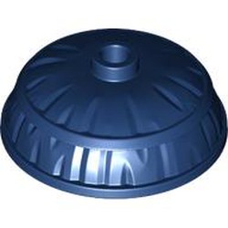 LEGO part 5979 Hat, Round, Wide , Flat in Earth Blue/ Dark Blue