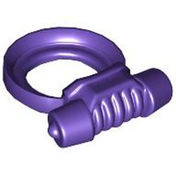 LEGO part 24135 Minifig Neckwear Scuba Breathing Regulator in Medium Lilac/ Dark Purple