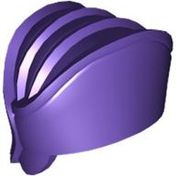 LEGO part 7251 Hat, Imperial Dignitary in Medium Lilac/ Dark Purple