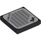Tile 2 x 2 with 'START', Tri-Speeder and Barcode Print (Sticker)