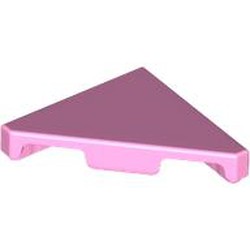 LEGO part 35787 Tile 45° Cut 2 x 2 (Triangle) in Light Purple/ Bright Pink