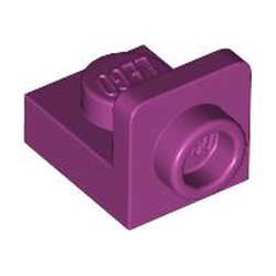 LEGO part 36840 Bracket 1 x 1 - 1 x 1 Inverted in Bright Reddish Violet/ Magenta