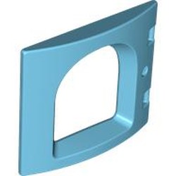 LEGO part 16598 Duplo Door / Window, Castle in Medium Azure