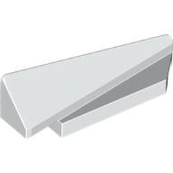 LEGO part 3389 Wedge Sloped 1 x 5 x 1 1/3 Right in White