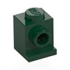 Dark Green Brick Special 1 x 1 with Headlight