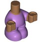 Minidoll Baby Body with Medium Lavender Body, Medium Nougat Hands pattern