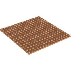 LEGO part 91405 Plate 16 x 16 in Nougat