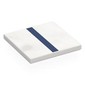 Tile 4 x 4 with Dark Blue Stripe print