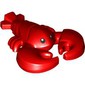 Animal, Lobster with Large Black Eyes with White Pupils Print