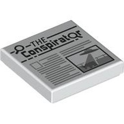 Tile 2 x 2 with Newspaper The Conspirator print