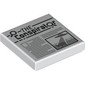 Tile 2 x 2 with Newspaper The Conspirator print