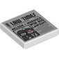 Tile 2 x 2 with Newspaper Law Times 'NELSON + MURDOCK WIN BIG LAWSUIT' print