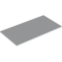 LEGO part 4974 Tile 8 x 16 with Smooth Surface in White