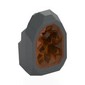 Geode / Rock with Trans-Orange Crystal