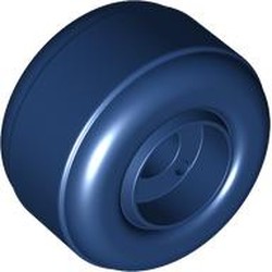 LEGO part 7274 Wheel with Tyre, Needs Size in Earth Blue/ Dark Blue
