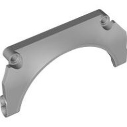 LEGO part 2509 Technic Panel Car Mudguard Arched 11 x 5 x 2 #32 in Medium Stone Grey/ Light Bluish Gray