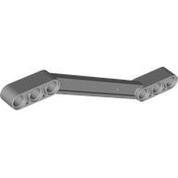 LEGO part 5429 Technic Wishbone Suspension Arm 13 x 6 x 3 in Medium Stone Grey/ Light Bluish Gray