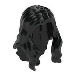 Hair Long Wavy with Centre Part