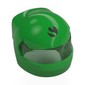 Helmet, Formula 1 with Trans-Green Visor pattern and 'S' in Black Circle (Sauber) print