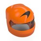 Helmet, Formula 1 with Trans-Black Visor pattern and Black McLaren Logo print