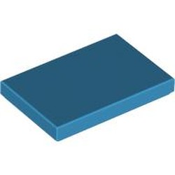 LEGO part 26603 Tile 2 x 3 in Dark Azure