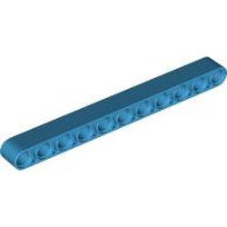 LEGO part 32525 Technic Beam 1 x 11 Thick in Dark Azure
