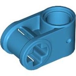 LEGO part 6536 Technic Axle and Pin Connector Perpendicular in Dark Azure