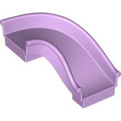 LEGO part 35088 Duplo Playground Slide Curved Right 90° in Lavender