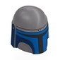Helmet Mandalorian with Holes, Blue and Dark Blue Print