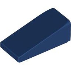 LEGO part 5404 Slope 18° 2 x 1 x 2/3 in Earth Blue/ Dark Blue