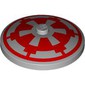 Dish 4 x 4 Inverted [Radar] with Red Empire Symbol print