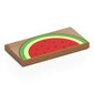 Tile 2 x 4 with Half Watermelon print