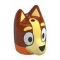 Minifig Head Special, Bluey with Bright Light Yellow Nose, Dark Orange Sides, Orange Fur (Bingo)