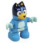 Duplo Figure Dog Small with Dark Blue Head, Light Aqua Chest, Hands (Bluey)