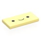 Tile 2 x 4 with Smiling Face print