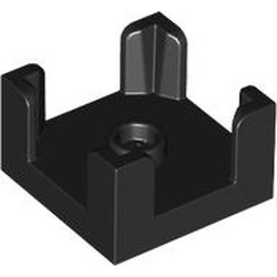 LEGO part 3131 Panel 2 x 2 x 1 Corner Posts with Centre Stud in Black