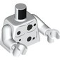 Torso, Muscles, Black Spots print, White Arms and Hands