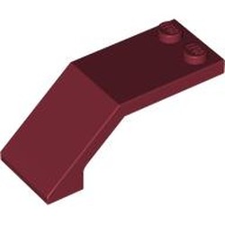 LEGO part 6070 Windscreen 5 x 2 x 1 2/3 in Dark Red