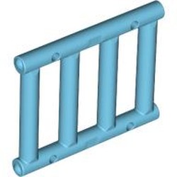 LEGO part 62113 Bar 1 x 4 x 3 [End Tabs] in Medium Azure
