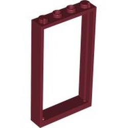 LEGO part 60596 Door Frame 1 x 4 x 6 Type 2 in Dark Red