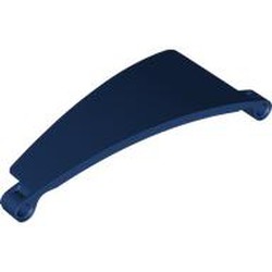 LEGO part 68196 Technic Panel Curved 5 x 13 x 2 Tapered, Right in Earth Blue/ Dark Blue