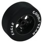 Wheel Rim 50 with Black Slick Tyre with 'EAGLE', 'GOOD YEAR' print