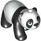 Animal, Panda, Adult with Bright Blue Eyes print