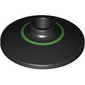 Dish 2 x 2 Inverted [Radar] with Bright Green Inner Circle print